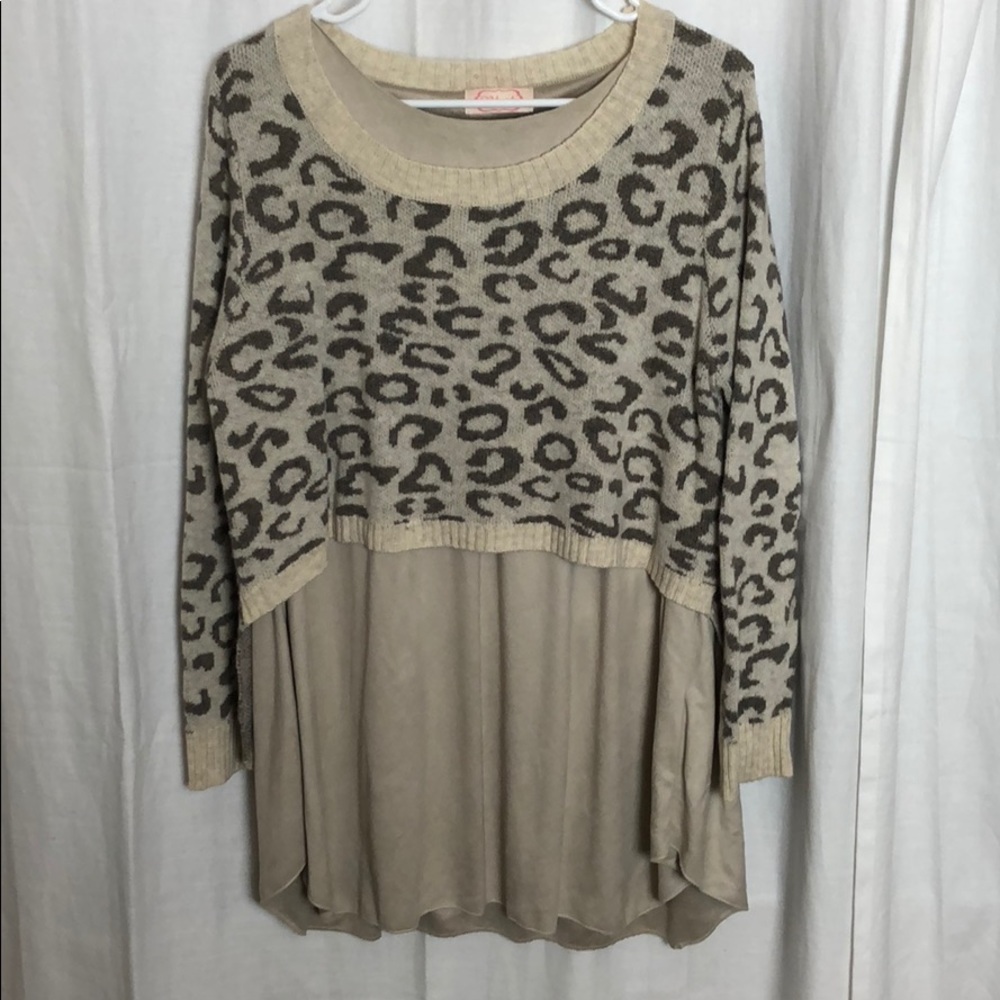 Leopard Sweater Dress